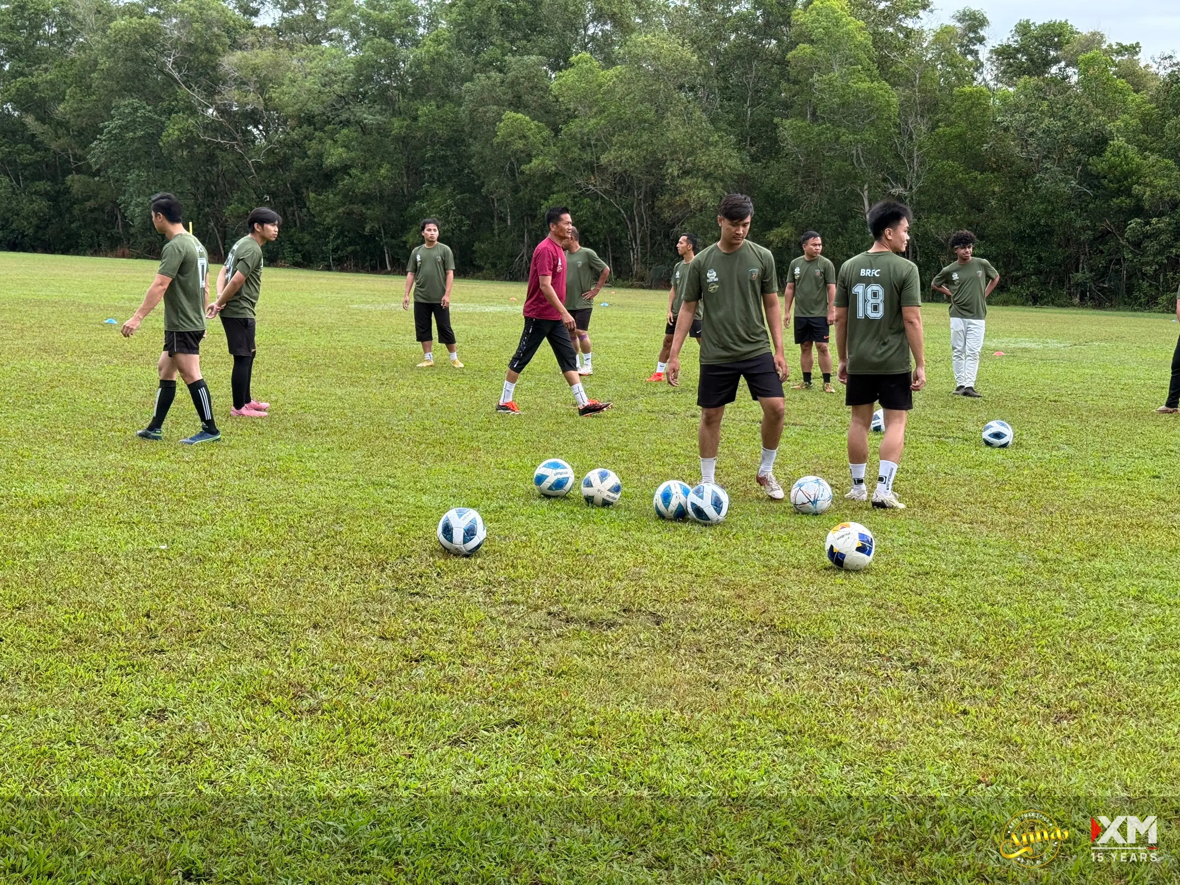 Borneo Rovers FC training